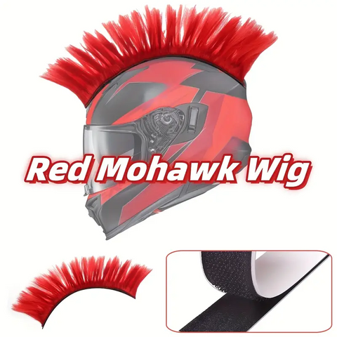 80pcs mohawks Helmet Wig