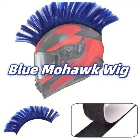 80pcs mohawks Helmet Wig