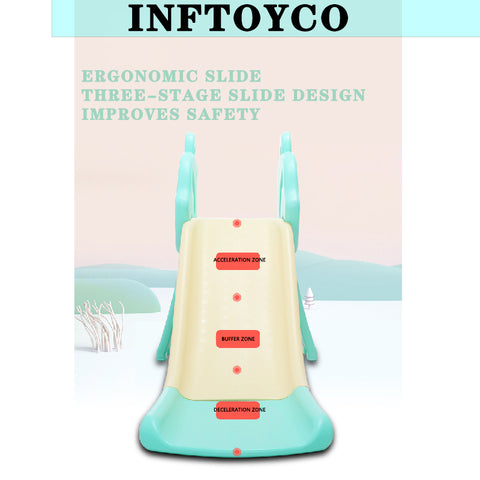 INFTOYCO Slide for Kids, Baby Play Climber Slide Set with Extra Long Slipping Slope, Multifunctional Household Play Slide Toy for Boys & Girls