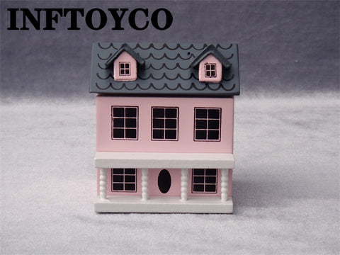 INFTOYCO Dollhouse Miniature House wooden dollhouse kit christmas village houses toy house Model Tiny Wooden